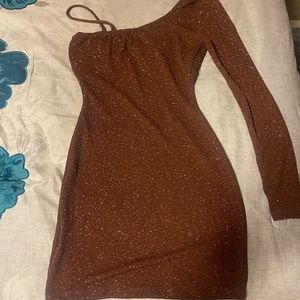 Chocolate Sequins Dress